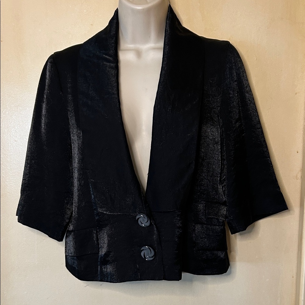 Tulle Black Retro Blazer size L